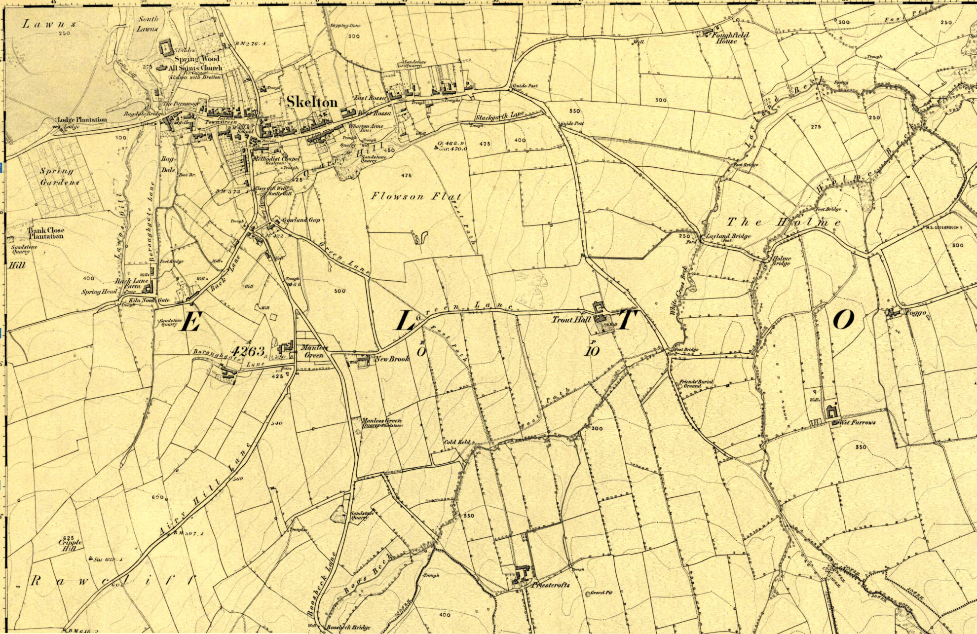 SkeltonMap1856 SkeltoninCleveland in History